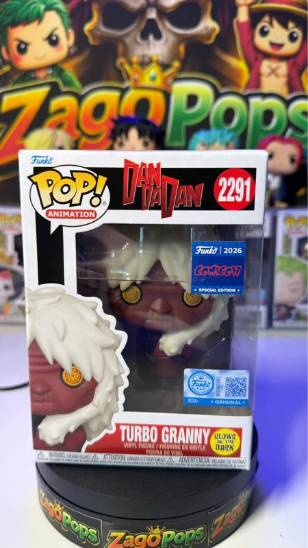 Funko Pop Turbo Granny 2291 Glows in the Dark ComicCon Napoli 26 DanDaDan