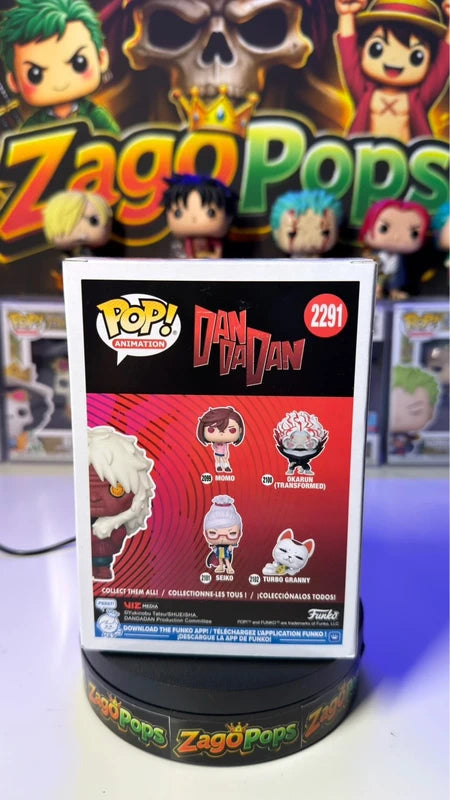 Funko Pop Turbo Granny 2291 Glows in the Dark ComicCon Napoli 26 DanDaDan