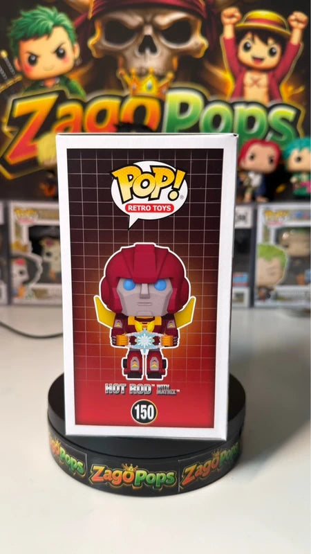 Funko Pop Hot Rod 150 Glows in the Dark Transformers Limited Edition 7500pcs