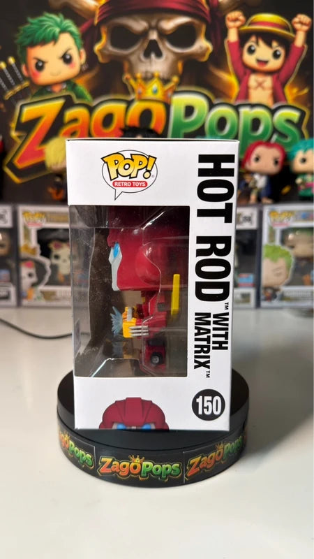 Funko Pop Hot Rod 150 Glows in the Dark Transformers Limited Edition 7500pcs