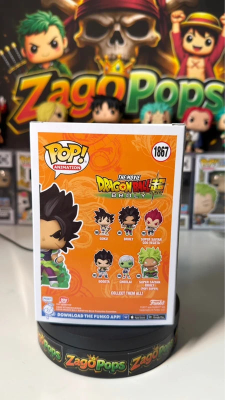 Funko Pop Broly 1867 Exclusive Dragon Ball