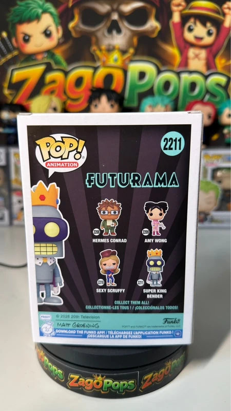 Funko Pop Super King Bender 2211 Futurama