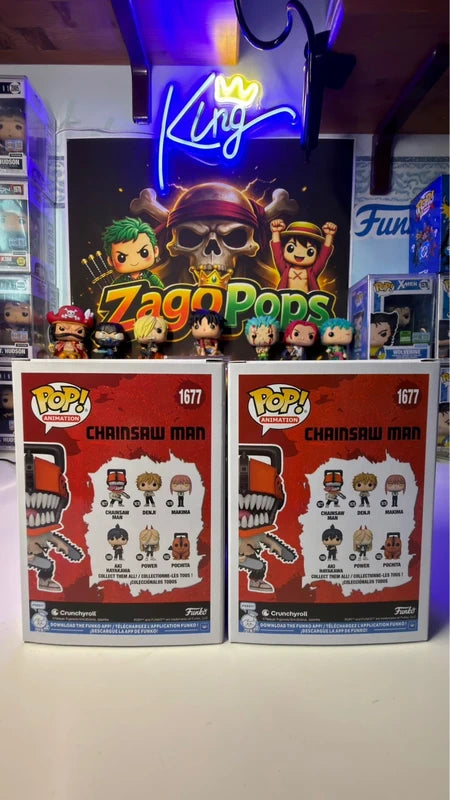 Funko Pop Bundle Chainsaw Man 1677 Chase