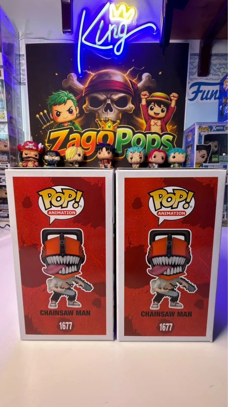 Funko Pop Bundle Chainsaw Man 1677 Chase