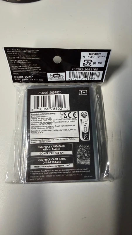 Card Game TCG One Piece Official Card Sleeves Luffy Law Kid Japanese