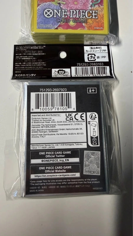 Card Game TCG One Piece Official Card Sleeves Devil Fruit Japanese