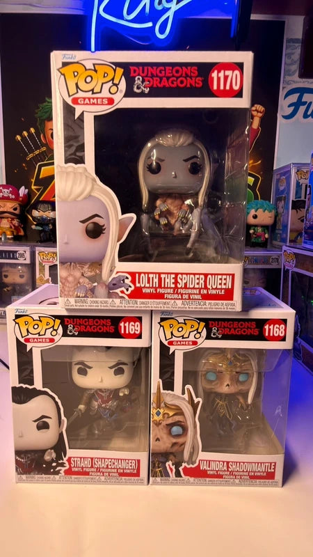 Bundle Dungeons & Dragons Lolth Spider Queen , Strahd & Valindra