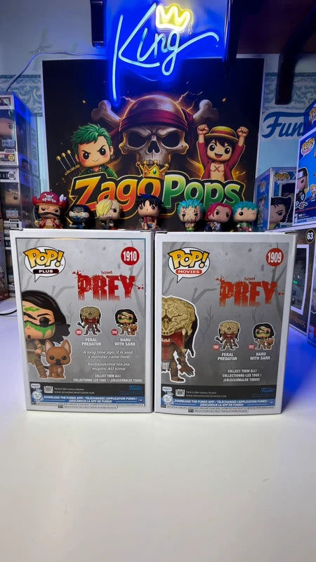 Funko Pop Bundle Prey Feral Predator & Naru Glows in the Dark