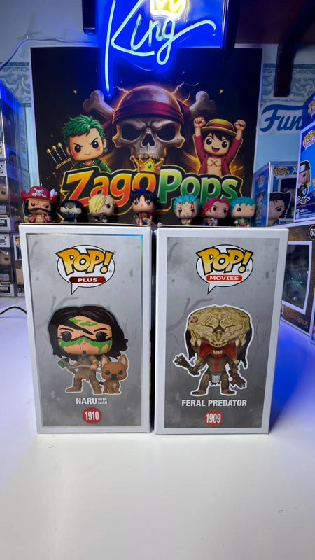 Funko Pop Bundle Prey Feral Predator & Naru Glows in the Dark