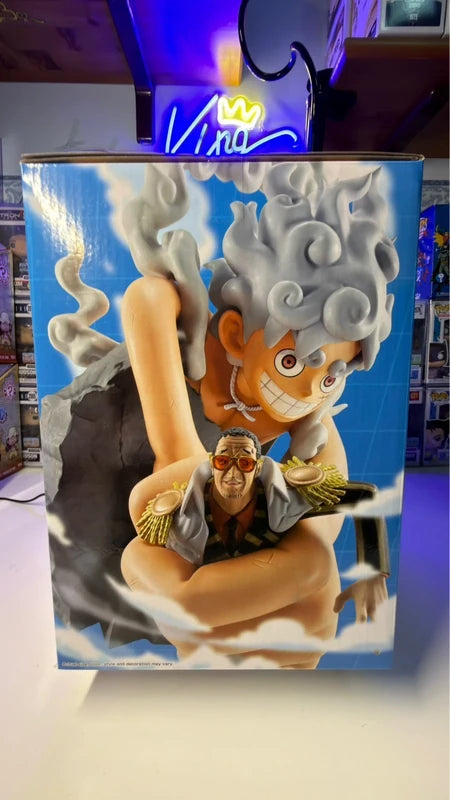 Action Figure Luffy vs Borsalino One Piece Revible Moment Banda Namco
