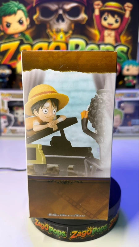 Action Figure One Piece WCF Monkey D. Luffy & Brook Banpresto Bandai Japan