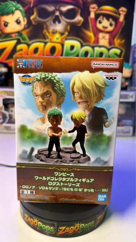 Action Figure One Piece WCF Roronoa Zoro & Sanji Banpresto Bandai Japan