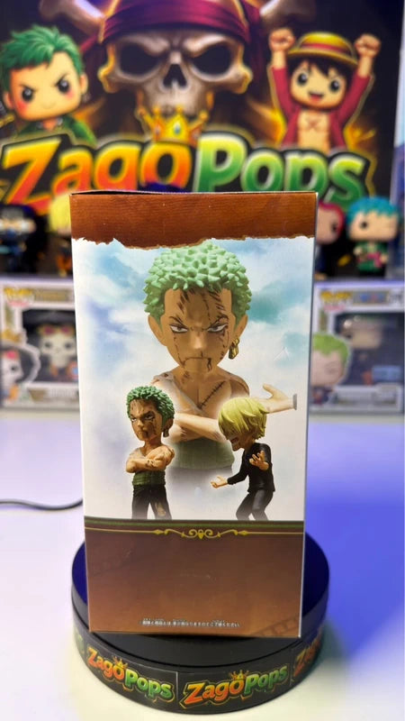 Action Figure One Piece WCF Roronoa Zoro & Sanji Banpresto Bandai Japan
