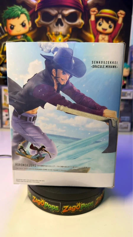Action Figure One Piece Senkouzekkei Dracule Mihawk Figure Banpresto Bandai Spirits