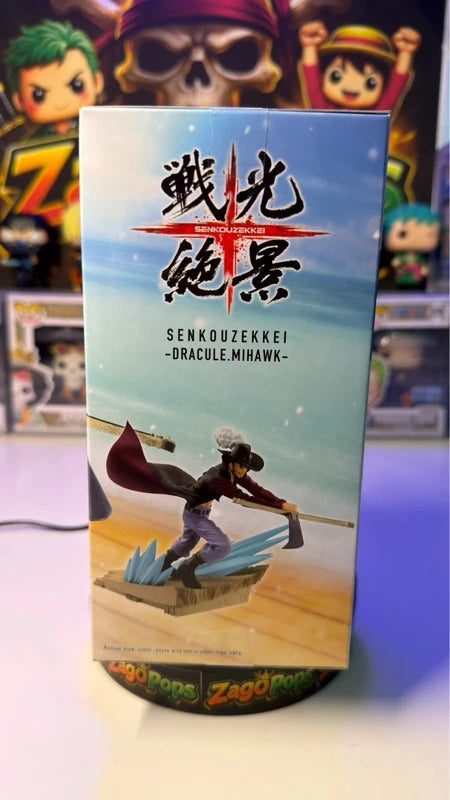 Action Figure One Piece Senkouzekkei Dracule Mihawk Figure Banpresto Bandai Spirits