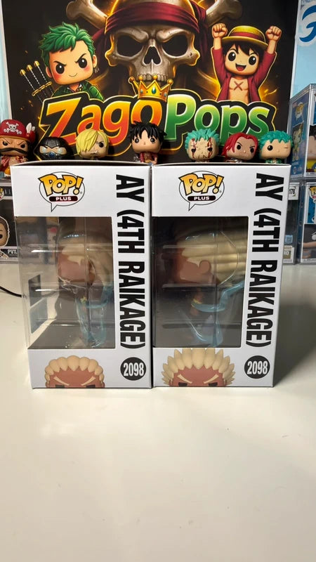 Funko Pop Bundle AY (4TH Raikage) 2098 Glow Chase Chalise Exclusive Naruto