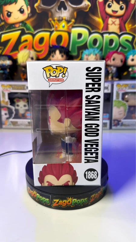 Funko Pop Super Saiyan God Vegeta 1868 Chalice Exclusive Dragon Ball