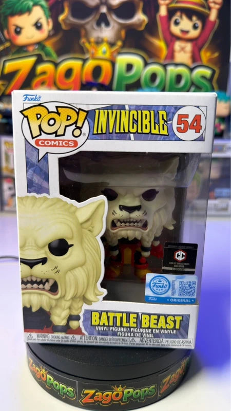 Funko Pop Battle Beast 54 Chalice Exclusive Invincible
