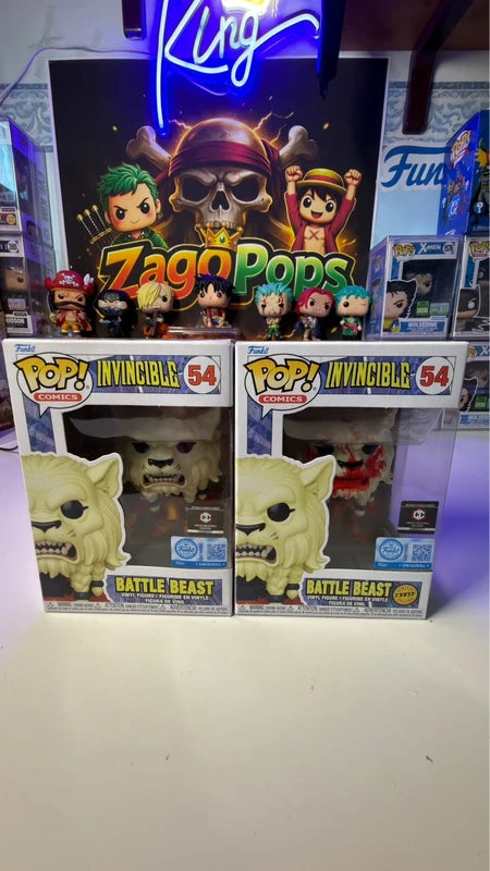 Funko Pop Bundle Battle Beast 54 Chase Chalise Exclusive Invincible