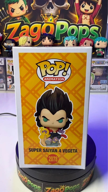 Funko Pop Super Saiyan 4 Vegeta 2078 Flocked Chalise Exclusive Dragon Ball