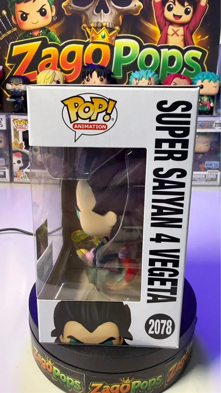 Funko Pop Super Saiyan 4 Vegeta 2078 Flocked Chalise Exclusive Dragon Ball