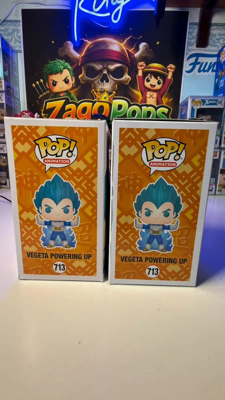 Funko Pop Bundle Vegeta Powering Up 713 Chase Chalice Exclusive Dragon Ball