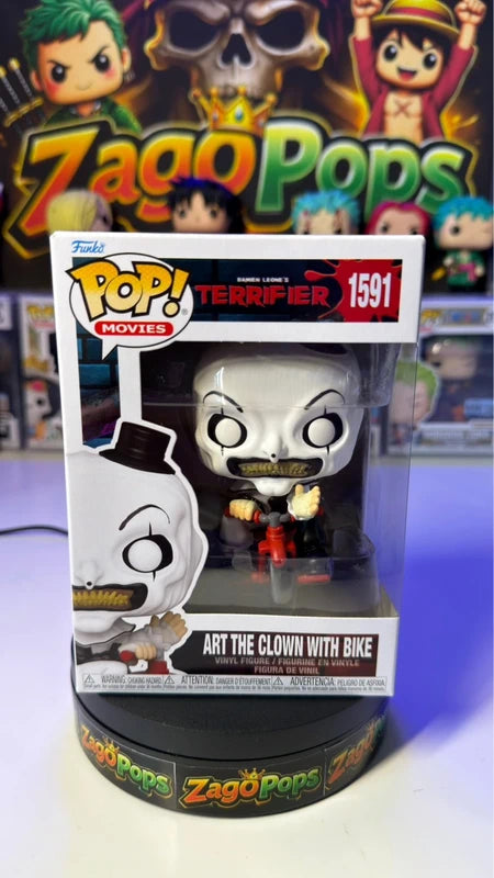 Funko Pop Art the Clown with Bike 1591 Terrifier