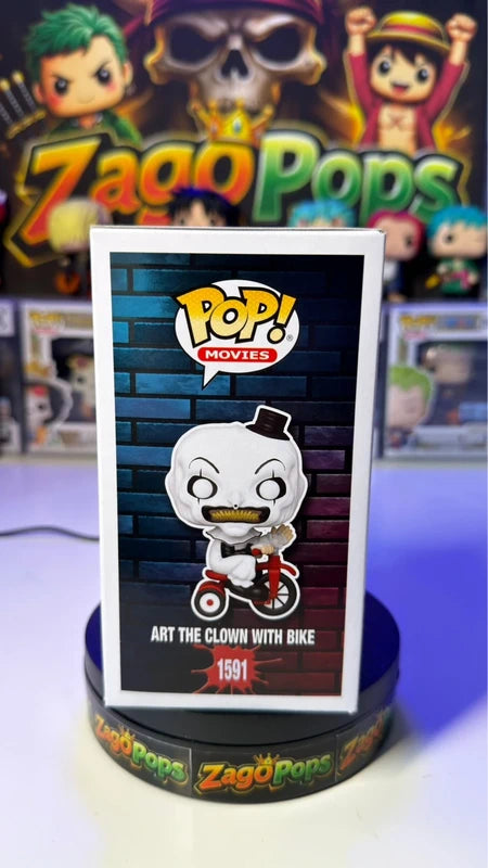 Funko Pop Art the Clown with Bike 1591 Terrifier
