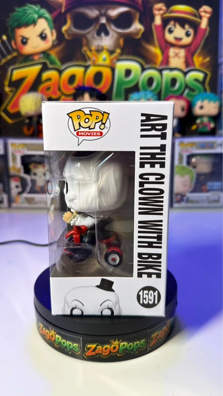 Funko Pop Art the Clown with Bike 1591 Terrifier