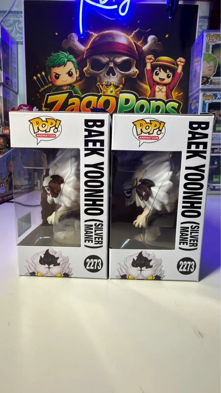 Funko Pop Bundle Baek Yoonho 2273 Flocked Chase Solo Leveling