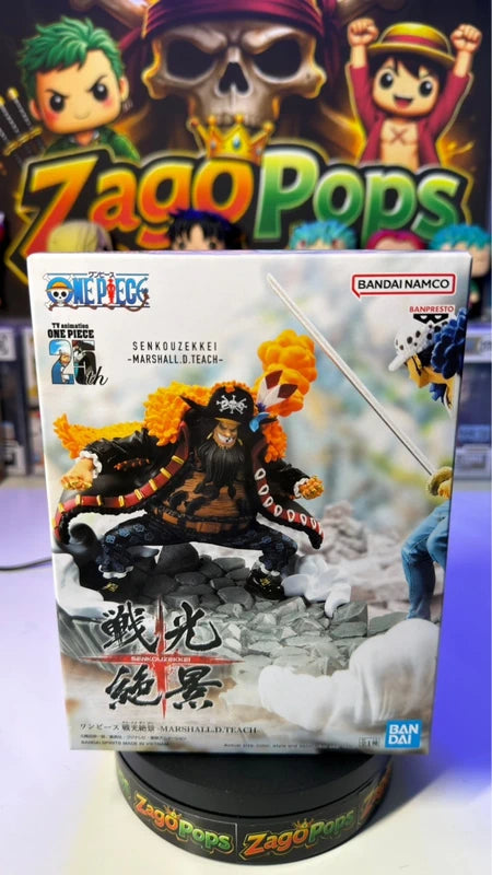 Action Figure Banpresto Marshall D. Teach Blackbeard One Piece Senkouzekkei