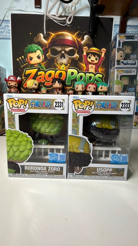 Funko Pop Bundle One Piece Usopp e Zoro 2331 2333