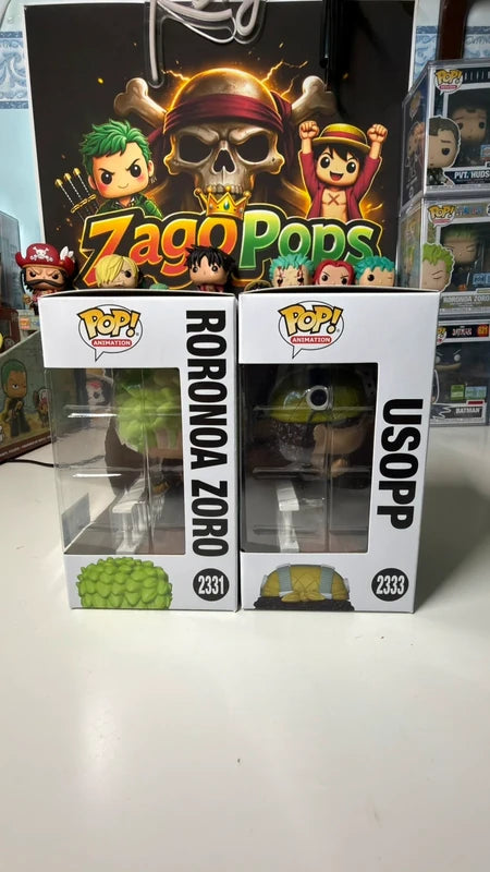 Funko Pop Bundle One Piece Usopp e Zoro 2331 2333