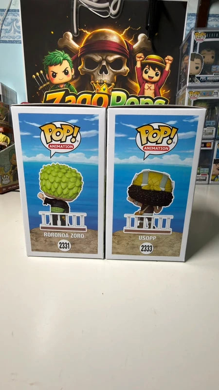 Funko Pop Bundle One Piece Usopp e Zoro 2331 2333