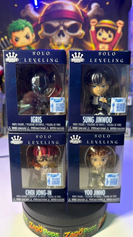 Funko Minis Solo Leveling Bundle completo!Igris Jinwoo