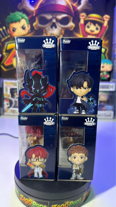 Funko Minis Solo Leveling Bundle completo!Igris Jinwoo