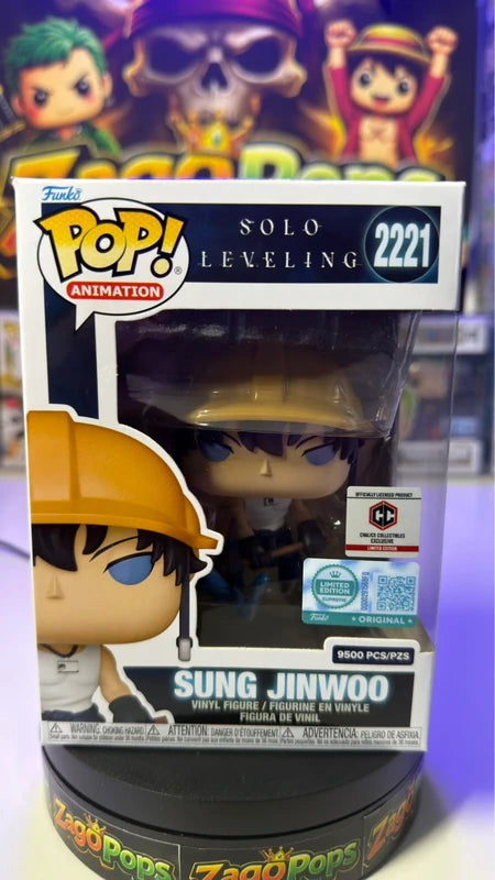 Funko Pop Sung Jinwoo 2221 Chalise Exclusive Limited Edition 9500pcs Solo Leveling
