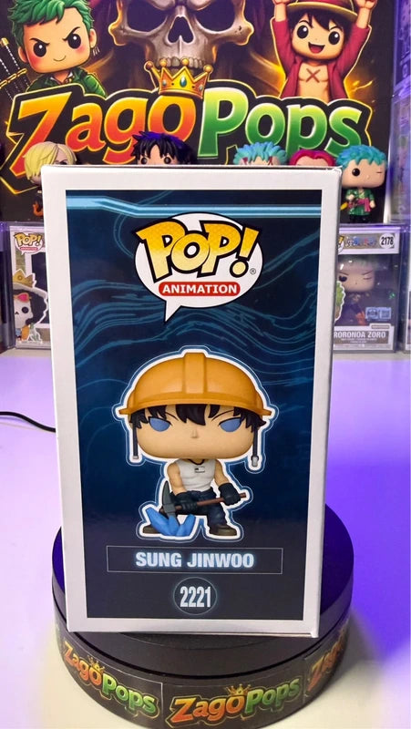 Funko Pop Sung Jinwoo 2221 Chalise Exclusive Limited Edition 9500pcs Solo Leveling