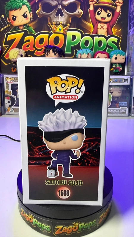 Funko Pop Satoru Gojo 1608 Comic Con San Diego 2024 Limited Edition Jujutsu Kaisen