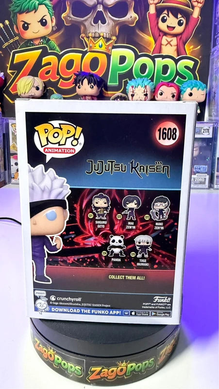 Funko Pop Satoru Gojo 1608 Comic Con San Diego 2024 Limited Edition Jujutsu Kaisen