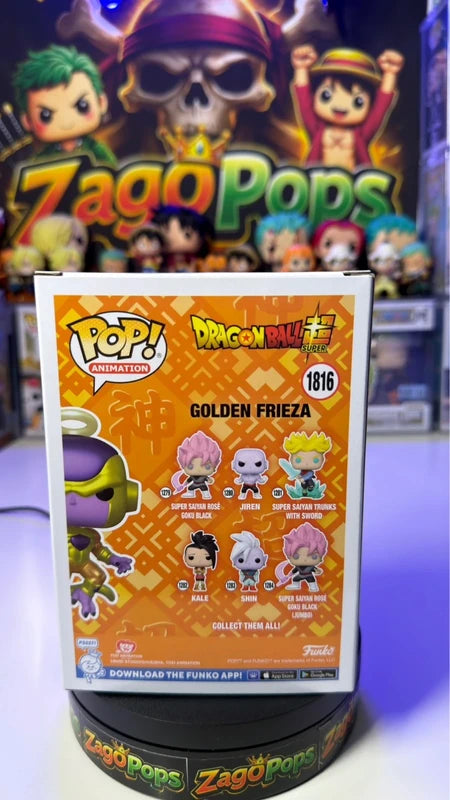 Funko Pop Golden Frieza 1816 Chalice Exclusive Dragon Ball