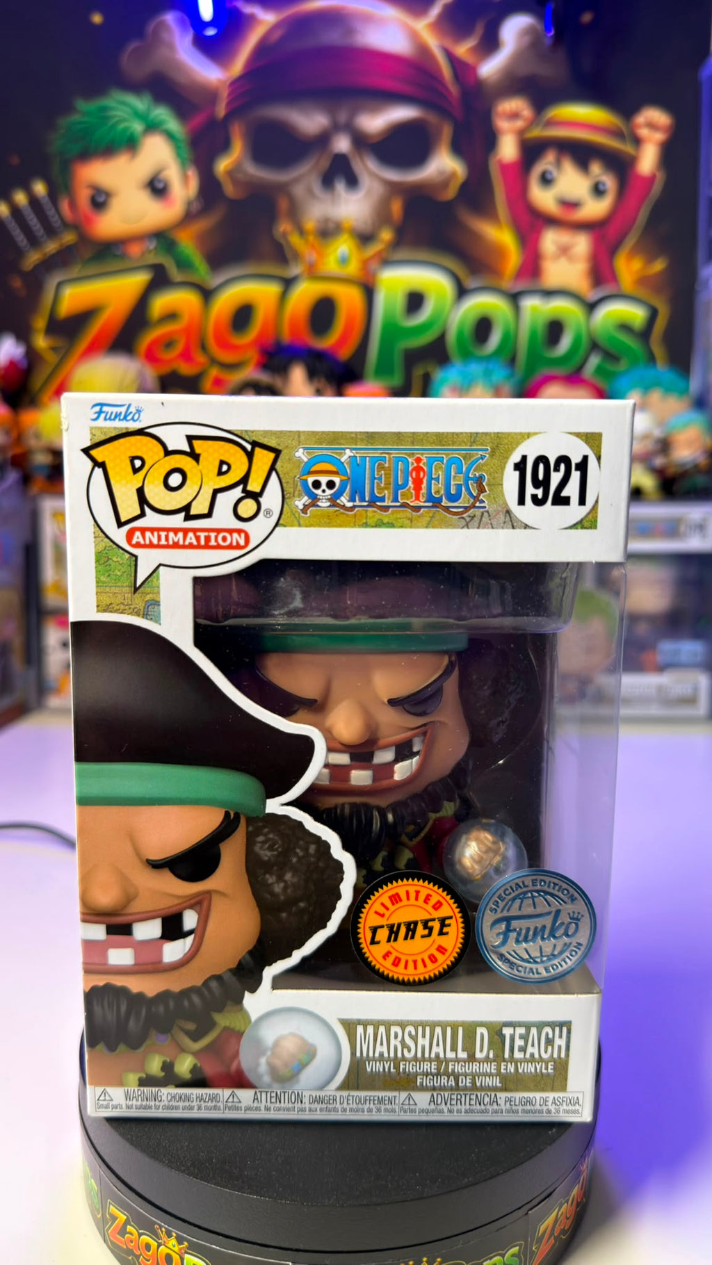 Funko Pop Marshall D.Teach 1921 Chase One Piece