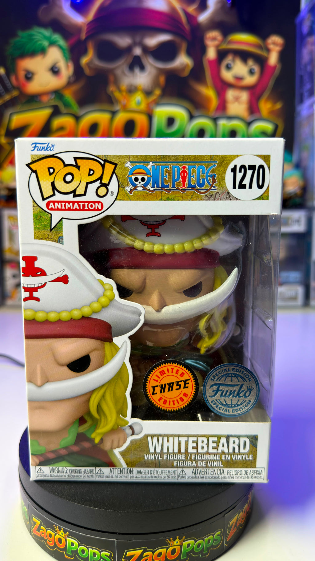 Funko Pop Whitebeard 1270 Chase One Piece