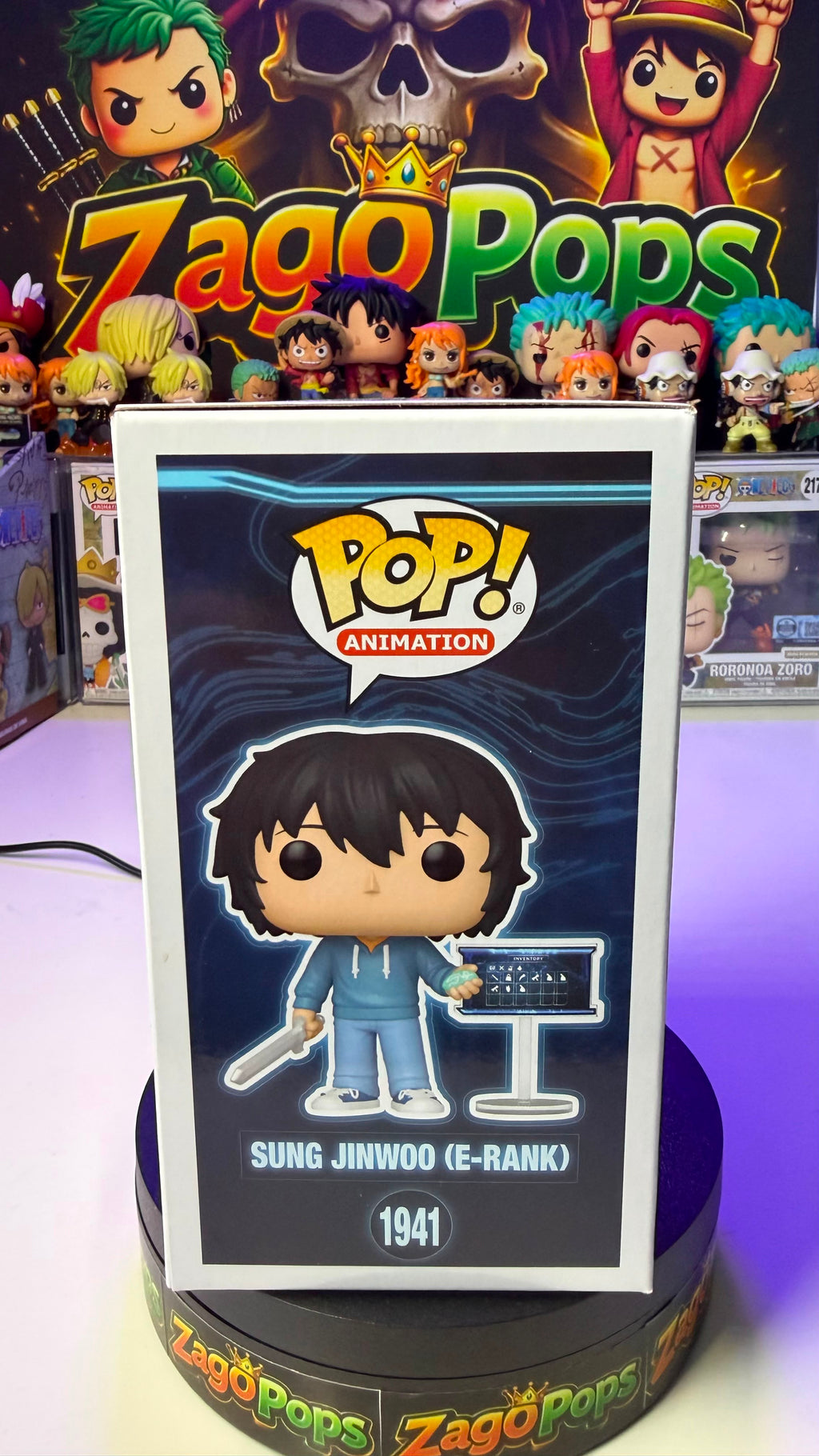 Funko Pop Sung Jinwoo (E-Rank) 1941 Expo25 Limited Edition Solo Leveling