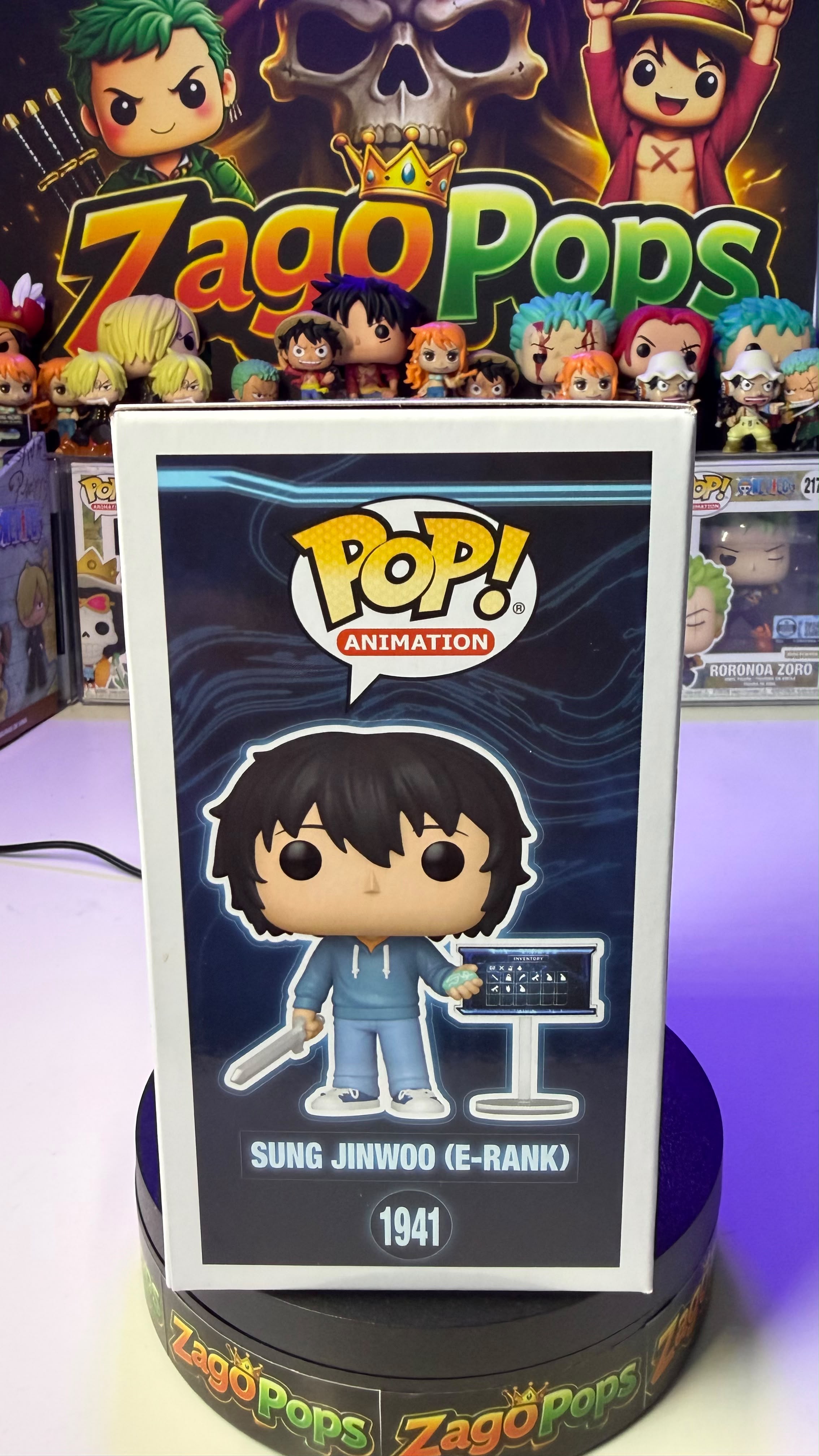 Funko Pop Sung Jinwoo (E-Rank) 1941 Expo25 Limited Edition Solo Leveling