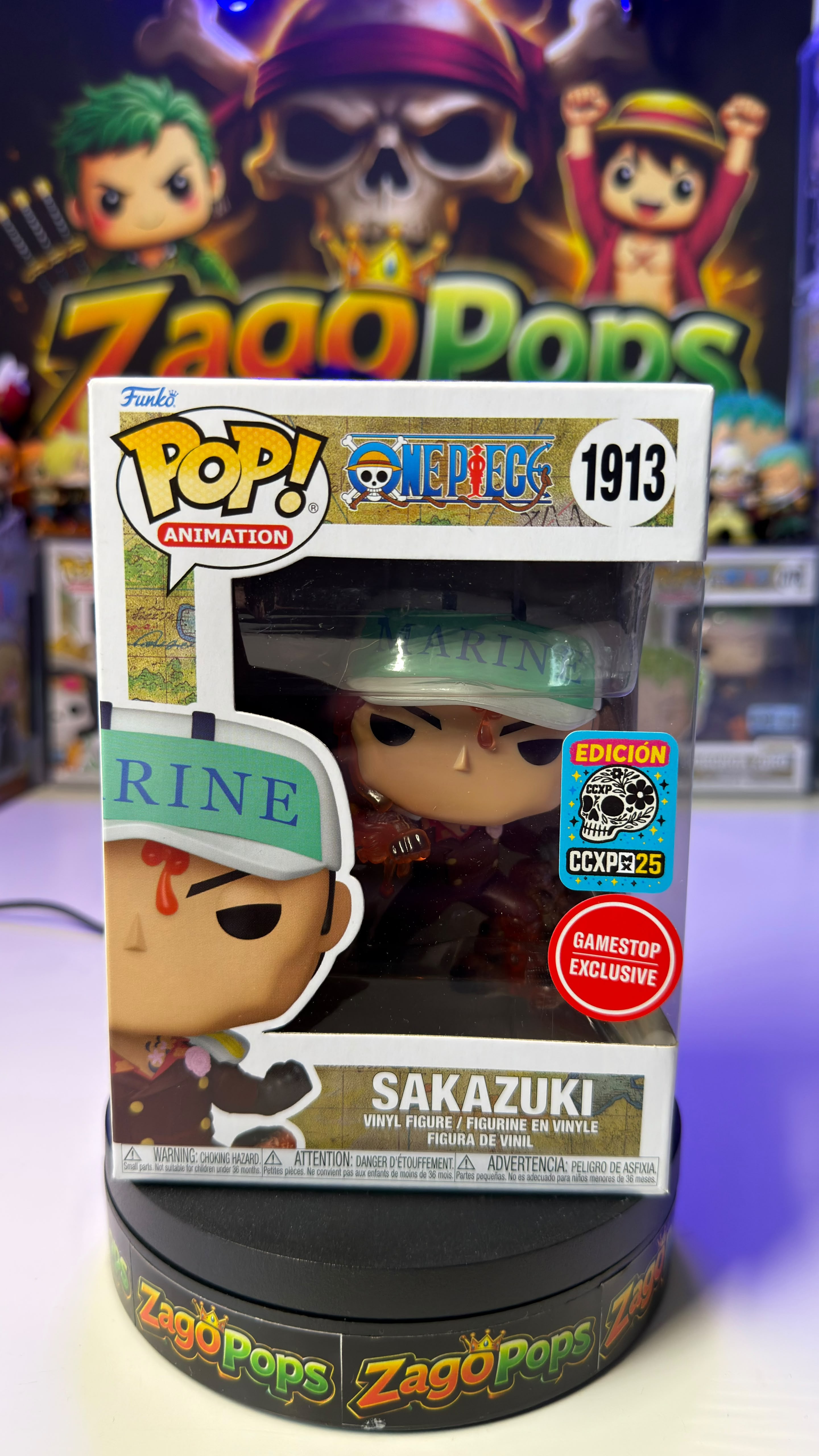 Funko Pop Sakazuki 1913 Gamestop Exclusive CCXP25 One Piece