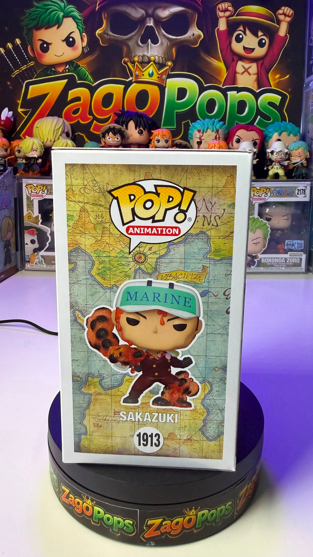 Funko Pop Sakazuki 1913 Gamestop Exclusive CCXP25 One Piece