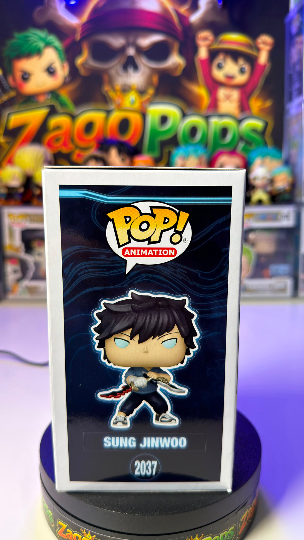 Funko Pop Sung Jinwoo 2037 Limited Edition 9500pcs Solo Leveling