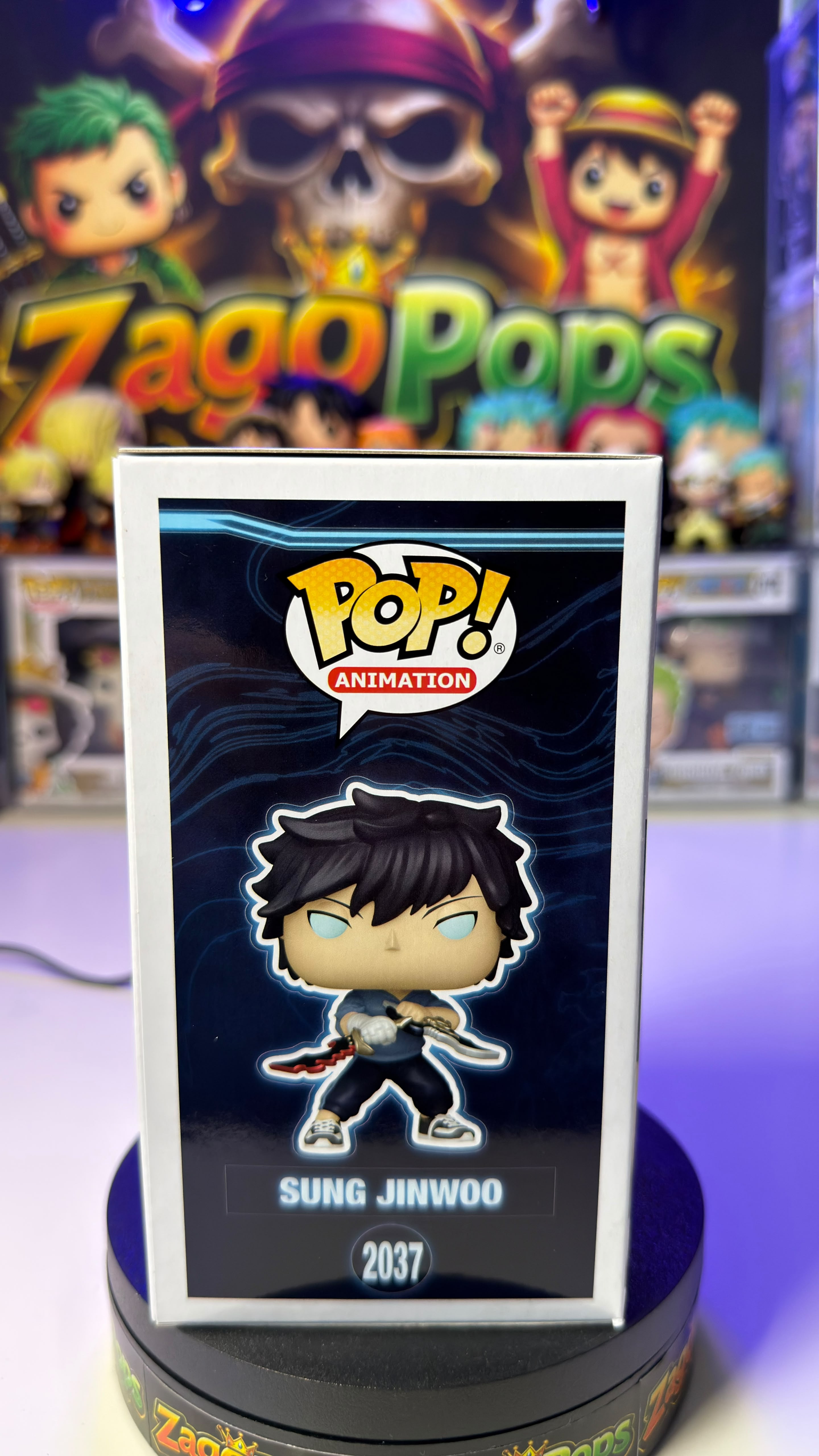 Funko Pop Sung Jinwoo 2037 Limited Edition 9500pcs Solo Leveling