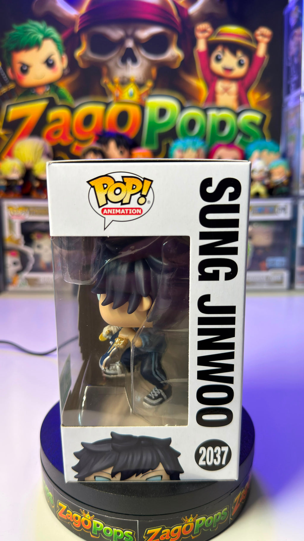 Funko Pop Sung Jinwoo 2037 Limited Edition 9500pcs Solo Leveling